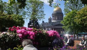 Сад-трансформер у Мариинского дворца появится к середине июня