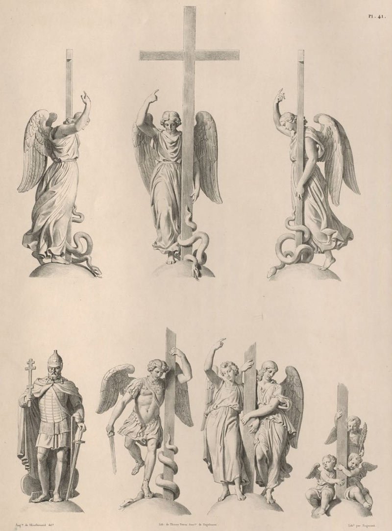 Александровская колонна эскиз