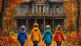 Секреты таинственного особняка: Осенний детский лагерь 🍂