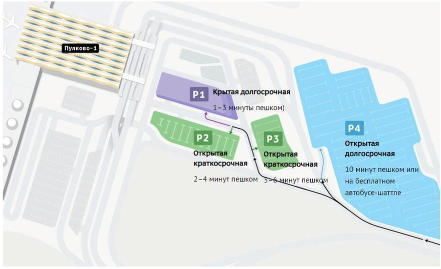 Цены на парковку в Пулково снова подняли, несмотря на требование УФАС их опустить