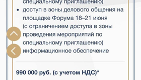 В этом году билет на ПМЭФ стоит 1 200 000 рублей