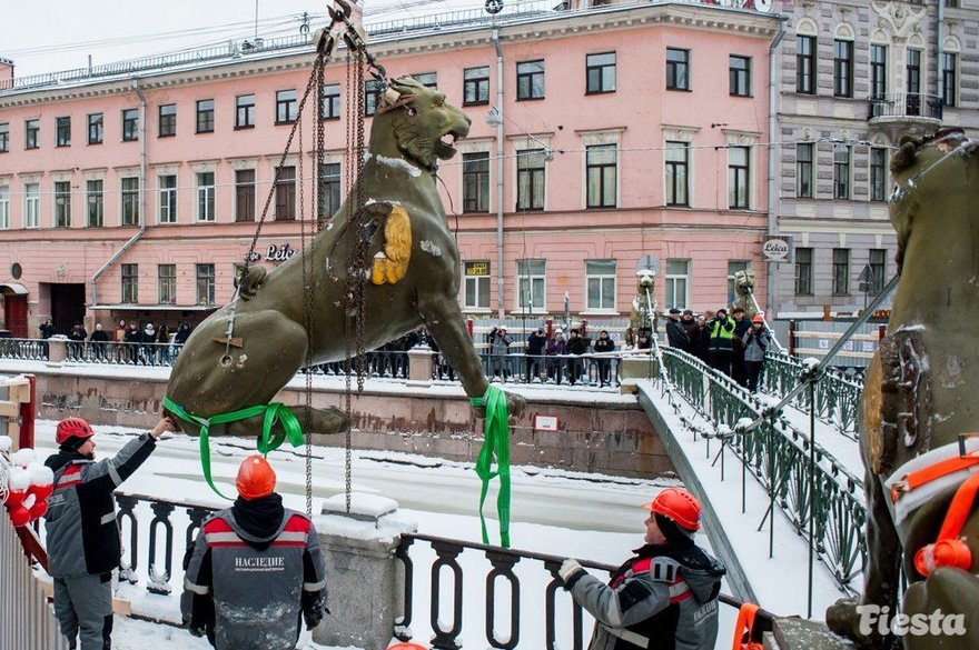 Банковский мост зимой