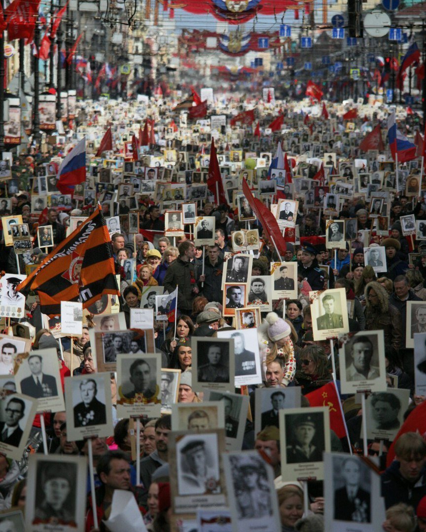 Фото бессмертного полка в спб